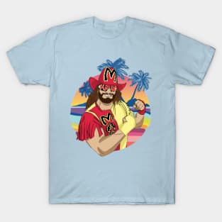 Macho man Retro Beach T-Shirt